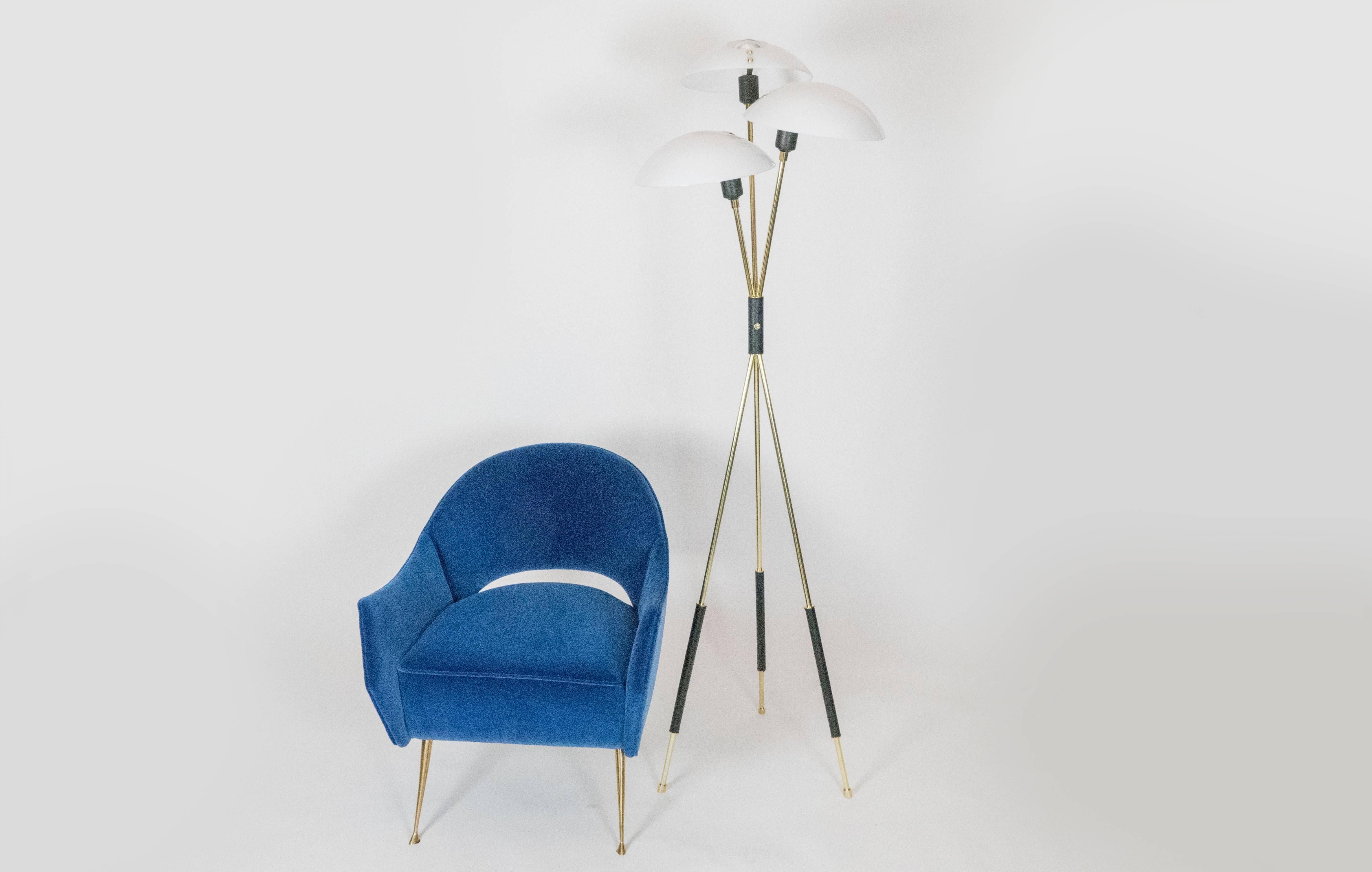 Mid-Century Modern Jasmin Floor Lamp by Bourgeois Boheme Atelier For Sale