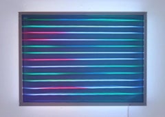 Ebb und Flow - Horizontal, LED-Wandkunst, 2021
