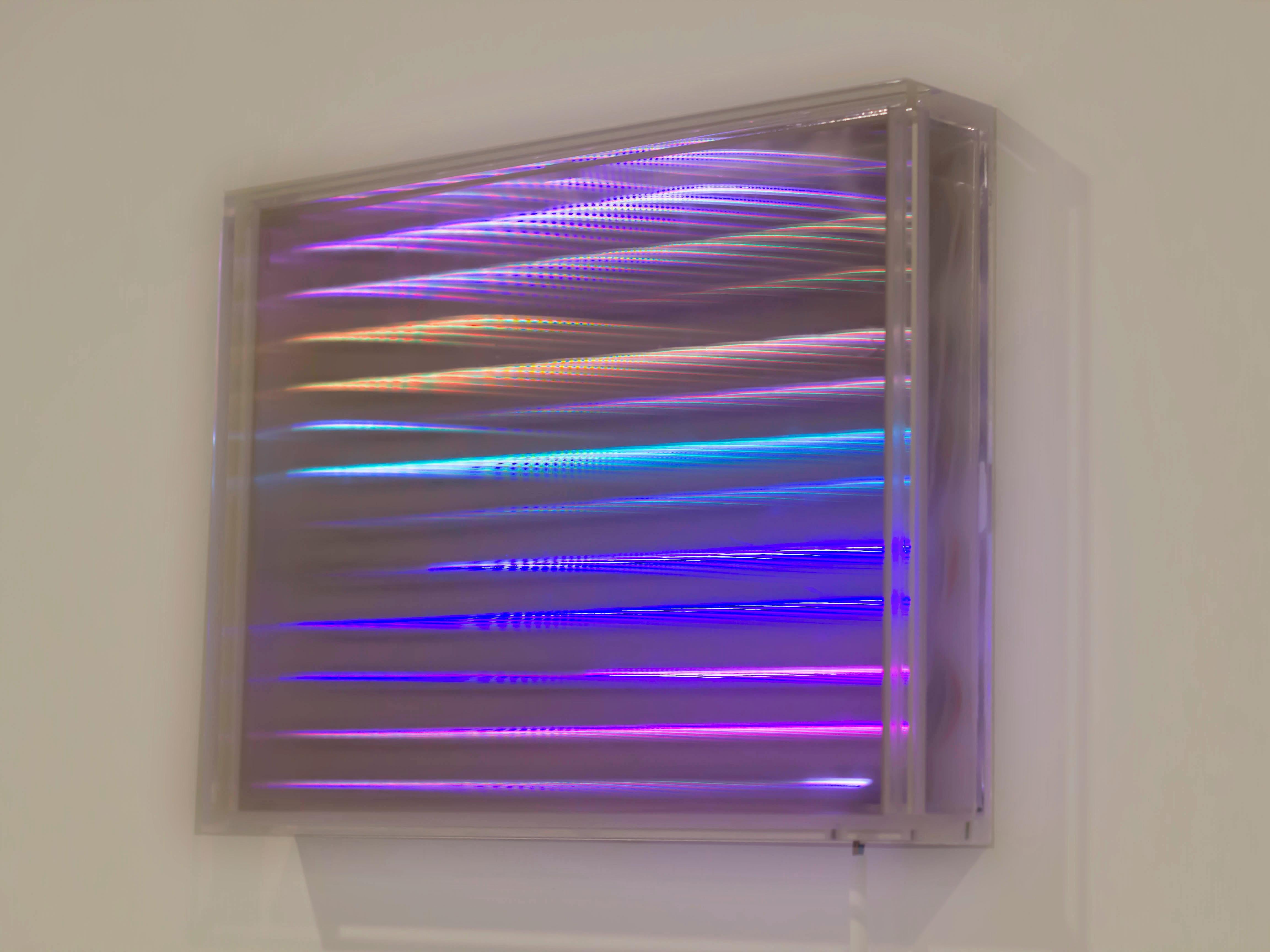 Ebb und Flow - Horizontal, LED-Wandkunst, 2021