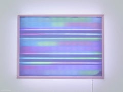 Ebb and Flow - Horizontal stripe, LED Enabled Wall Art, 2021