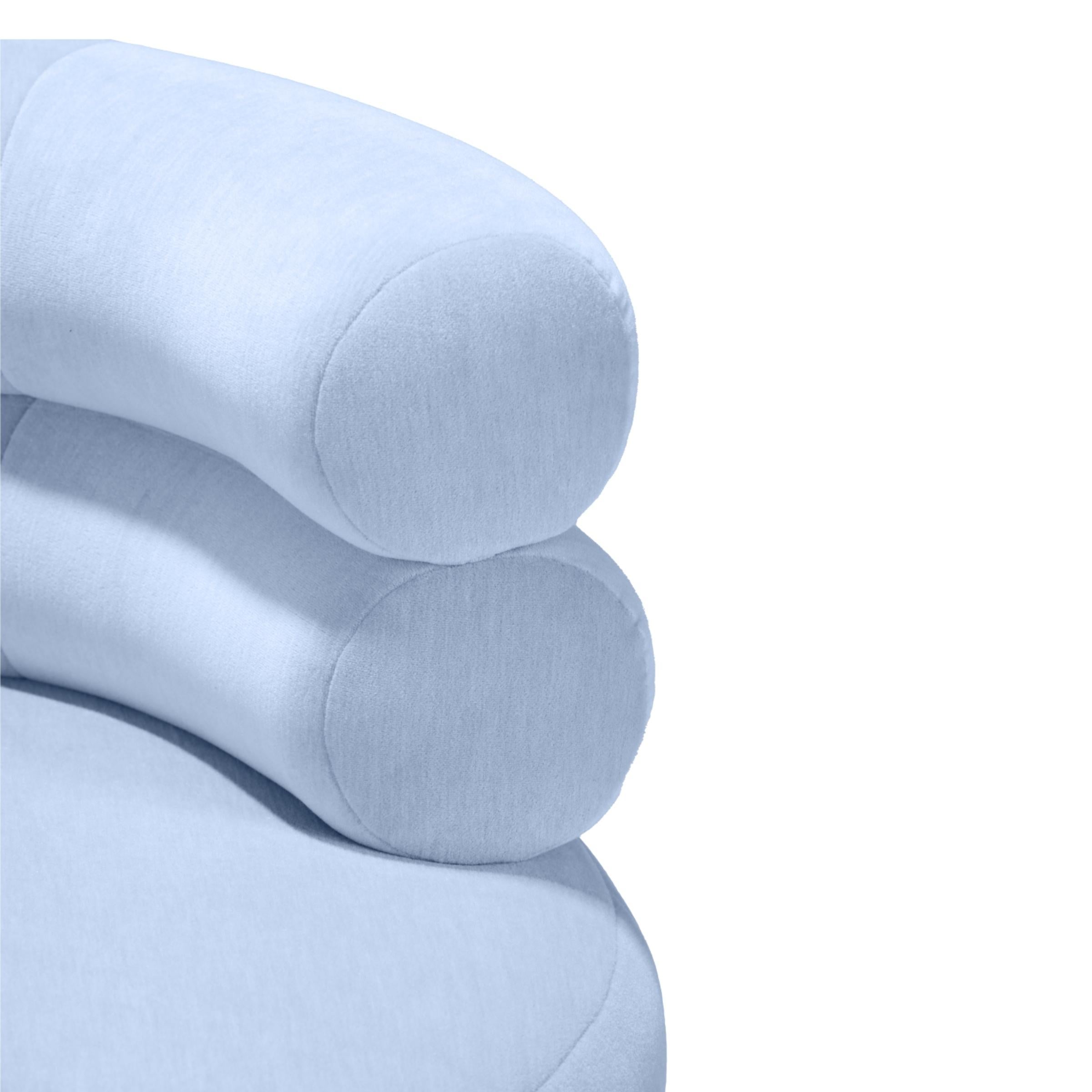 Sillón giratorio Jasmine Latón en venta