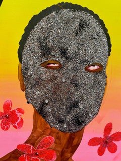 On the Horizon, Contemporary Figurative Painting, Mixed Media on Panel