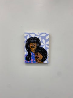 Unrequited Love, Contemporary Figurative Painting, Mixed Media on Panel