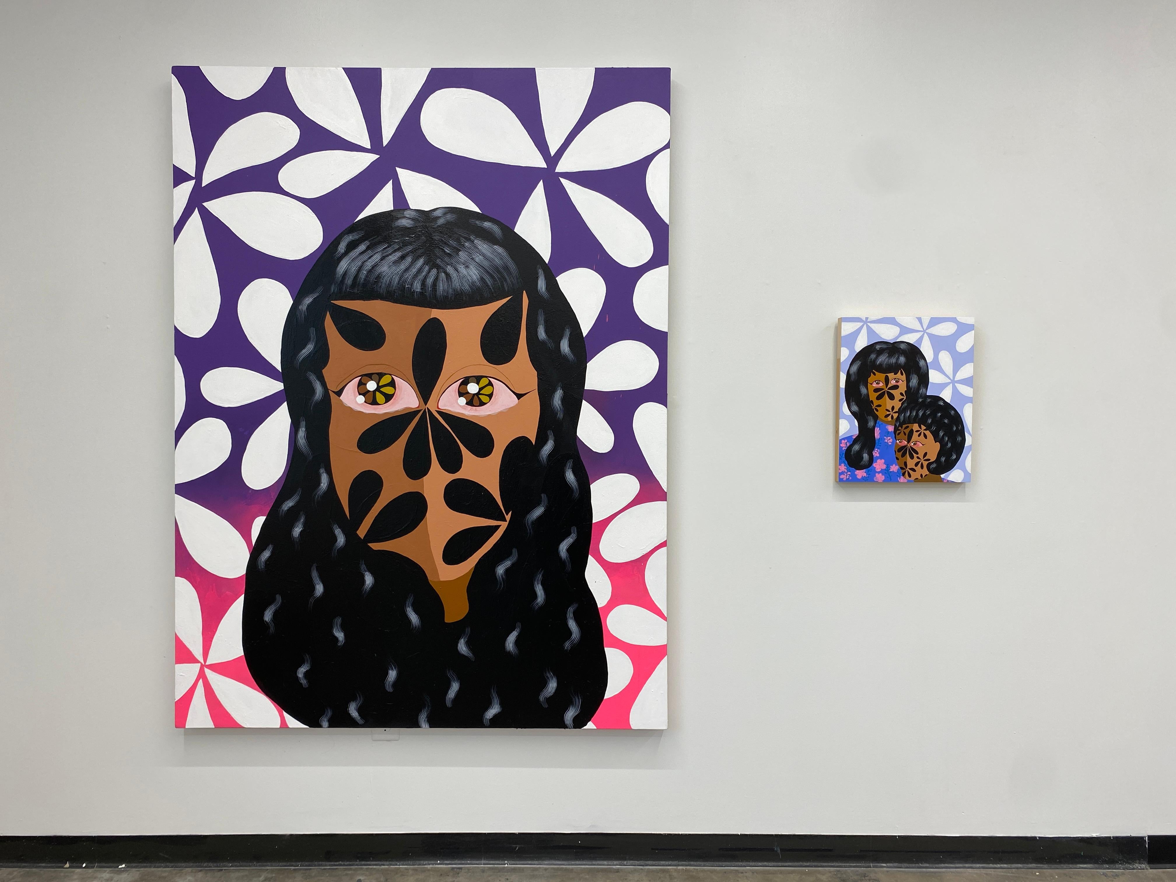 Jasmine Zelaya is a multi- disciplinary first generation Honduran- American artist based in Houston, Texas. The daughter of parents who immigrated to the U.S. in the early 1970’s, much of the artist’s work references the aesthetics of that period.