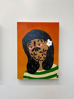 Weird Years II, Contemporary Figurative Painting, Mixed Media on Panel