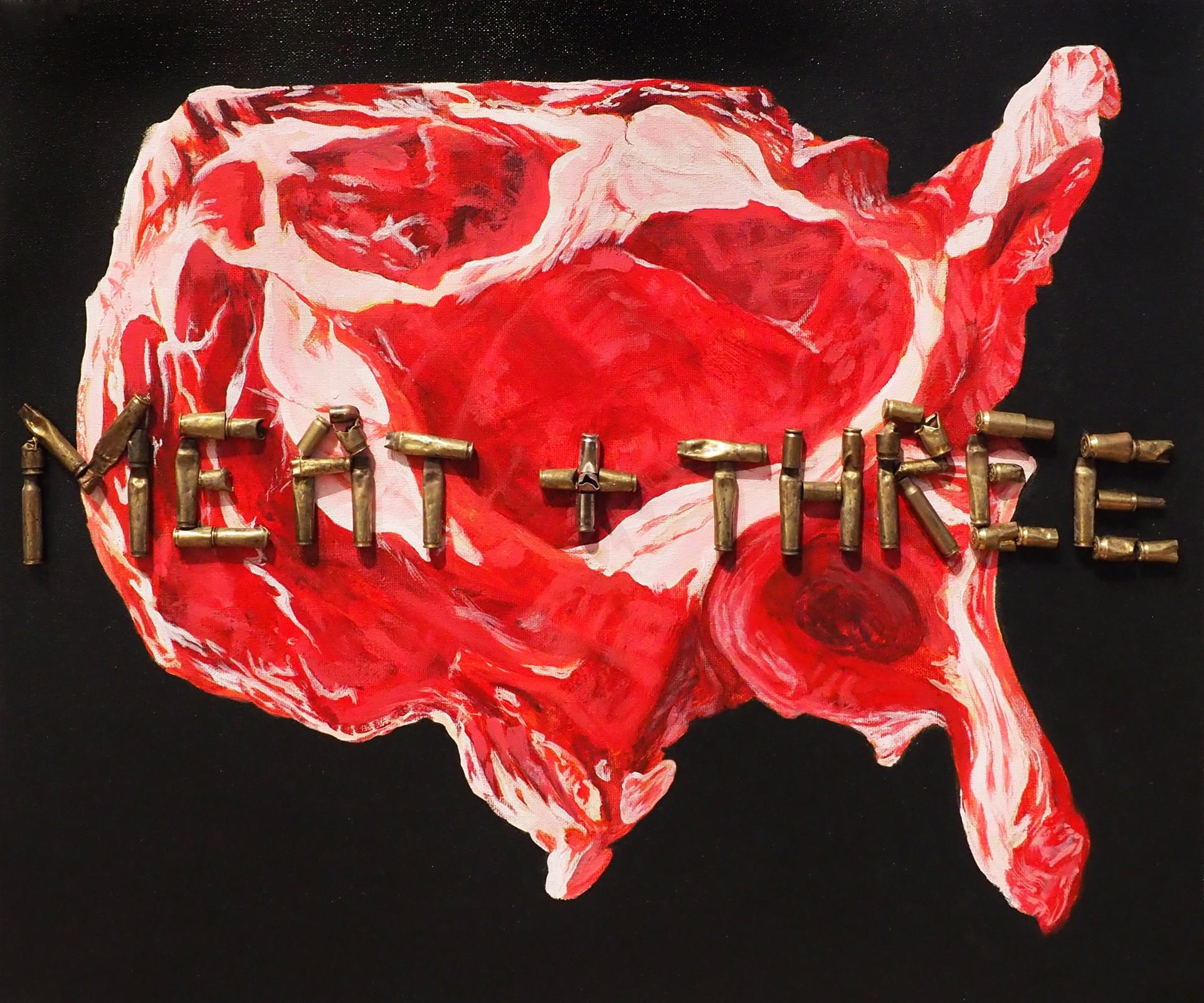 Meat + Three - Painting by Jason Adams