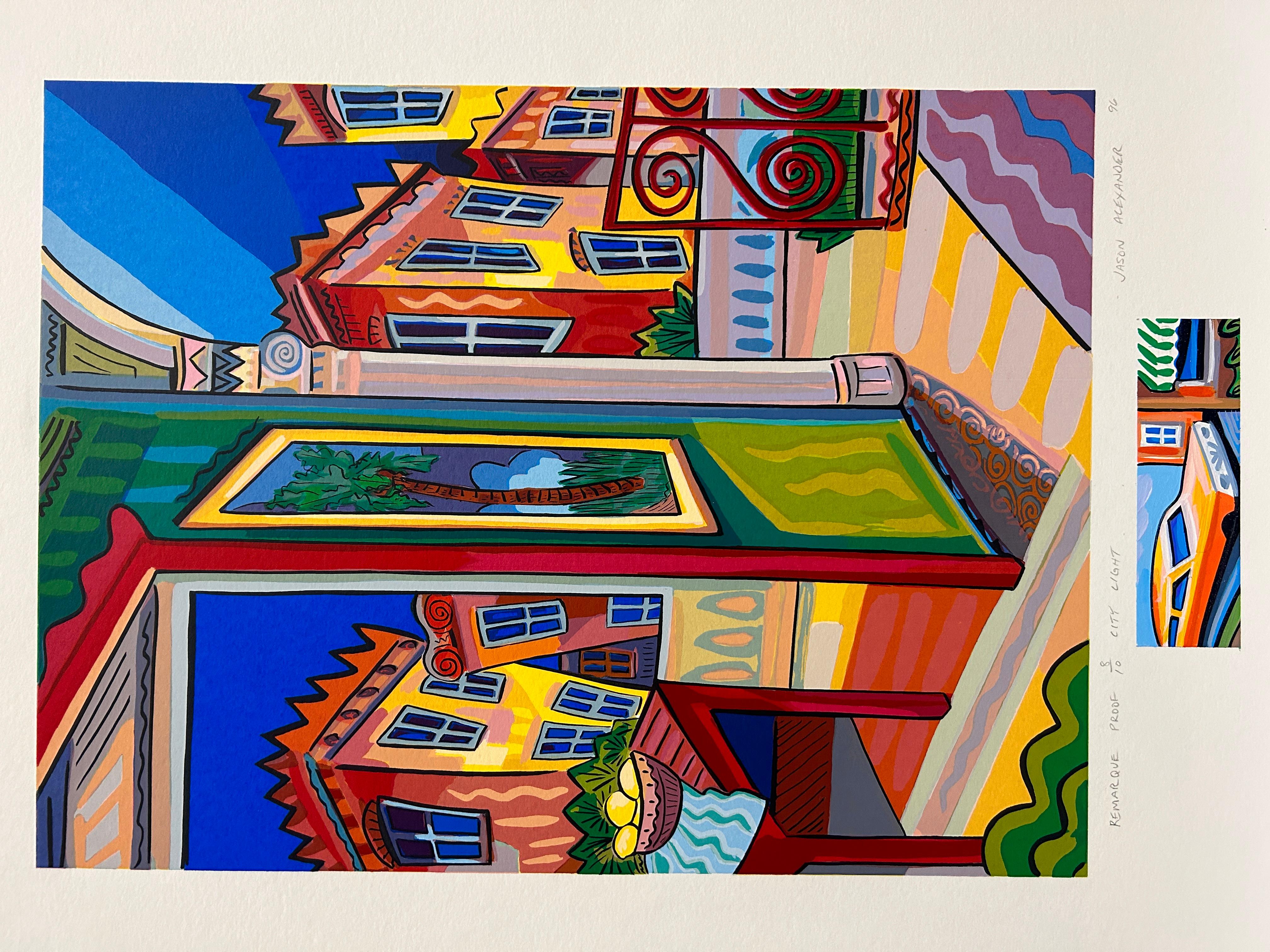Lumières de la ville - Print de Jason Alexander