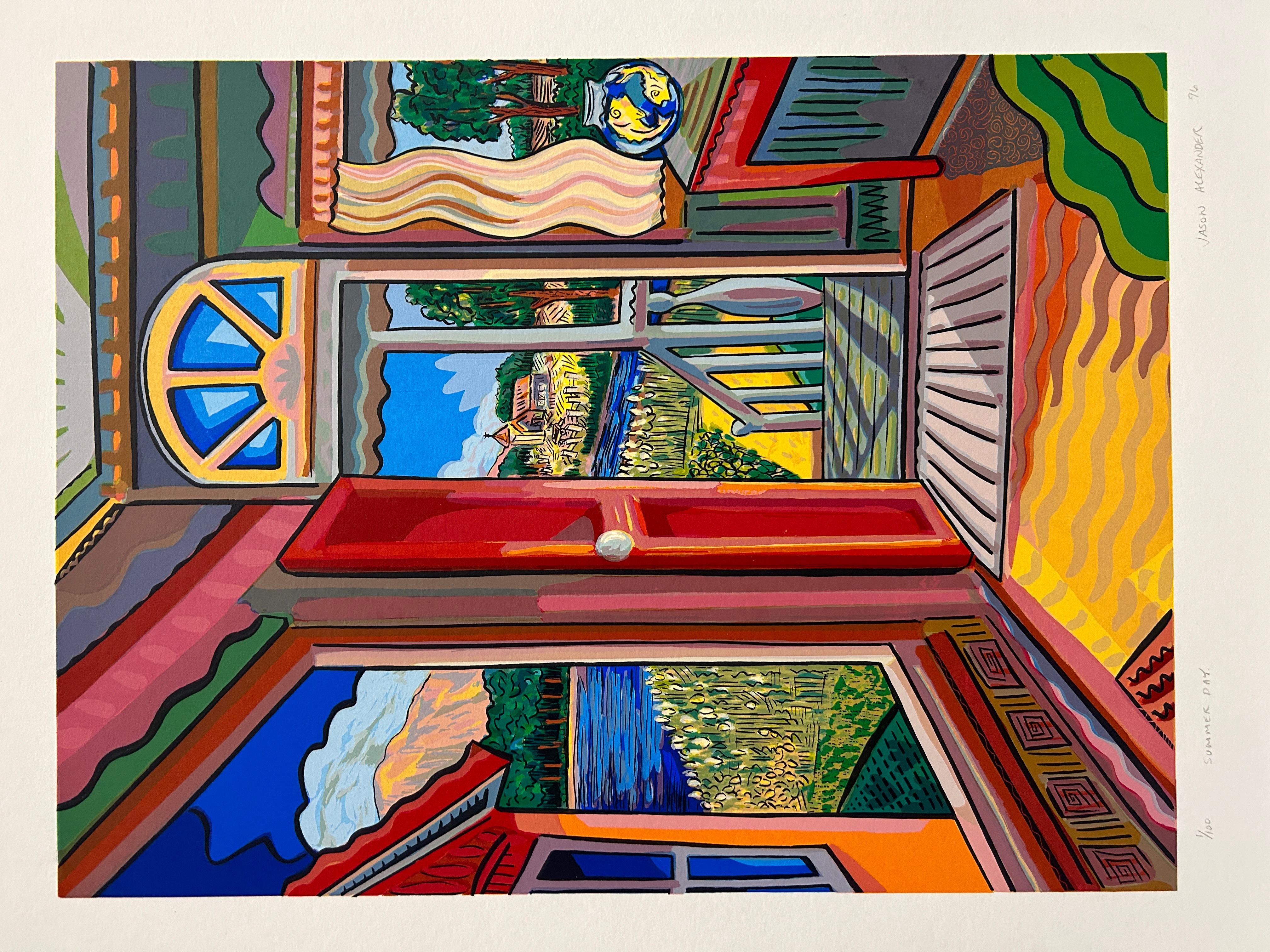 Summer Day - Beige Interior Print by Jason Alexander