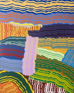 Abstraktes Gemälde „Perle“ von Jason Andrew Turner aus der Ausstellung „Welcome Home“