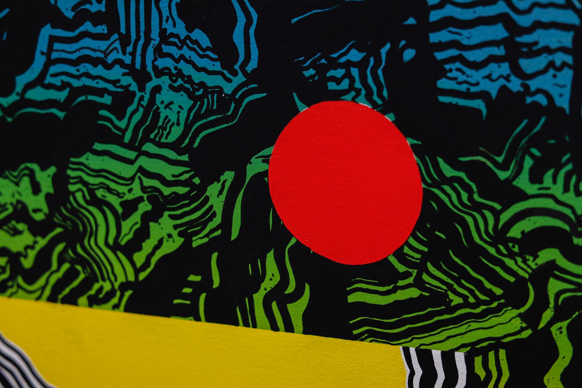 Il Portatore - Painting Contemporaneo di Jason Andrew Turner