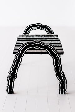 Legs Up Acrylic Sculpture on MDF, Contemporary, 21st Century, Unframed