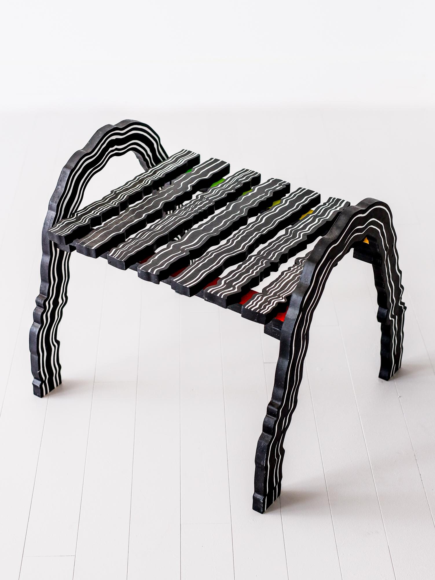 Legs Up - Brown Abstract Sculpture by Jason Andrew Turner