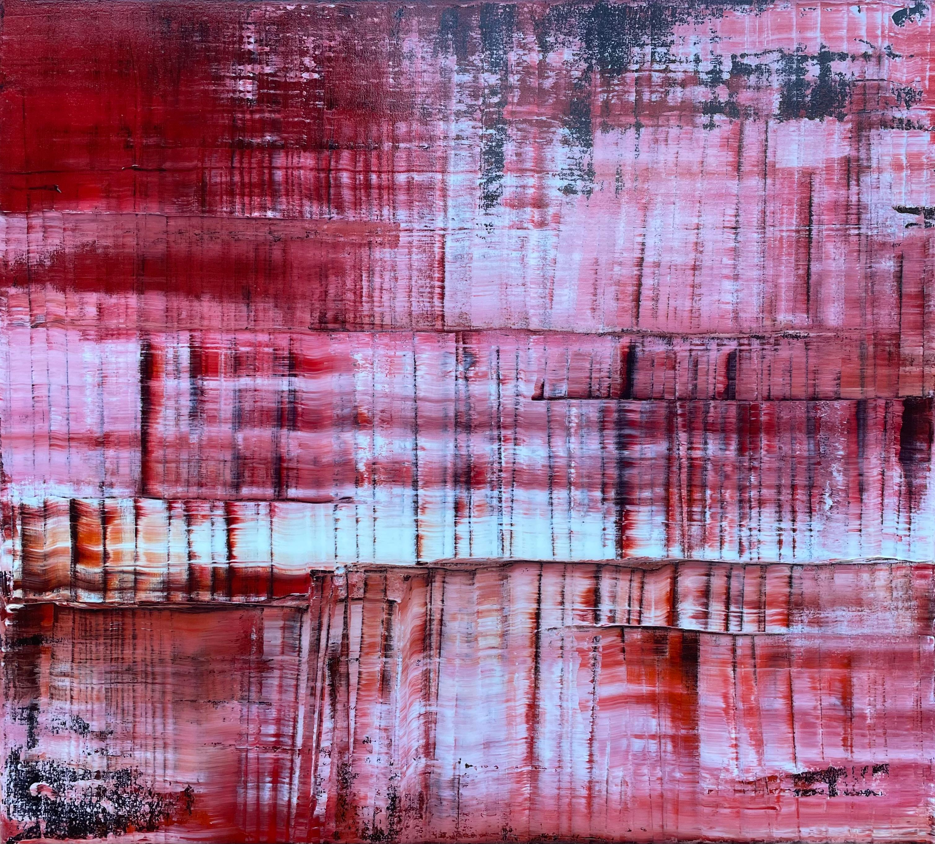 <p>Artist Comments<br>Artist Jason Astorquia displays a fiery abstraction of blazing red hues. The internal inferno reaches towards the external fires of creation and destruction in rich burnt oranges mixing with dark and light tones. Jason explores