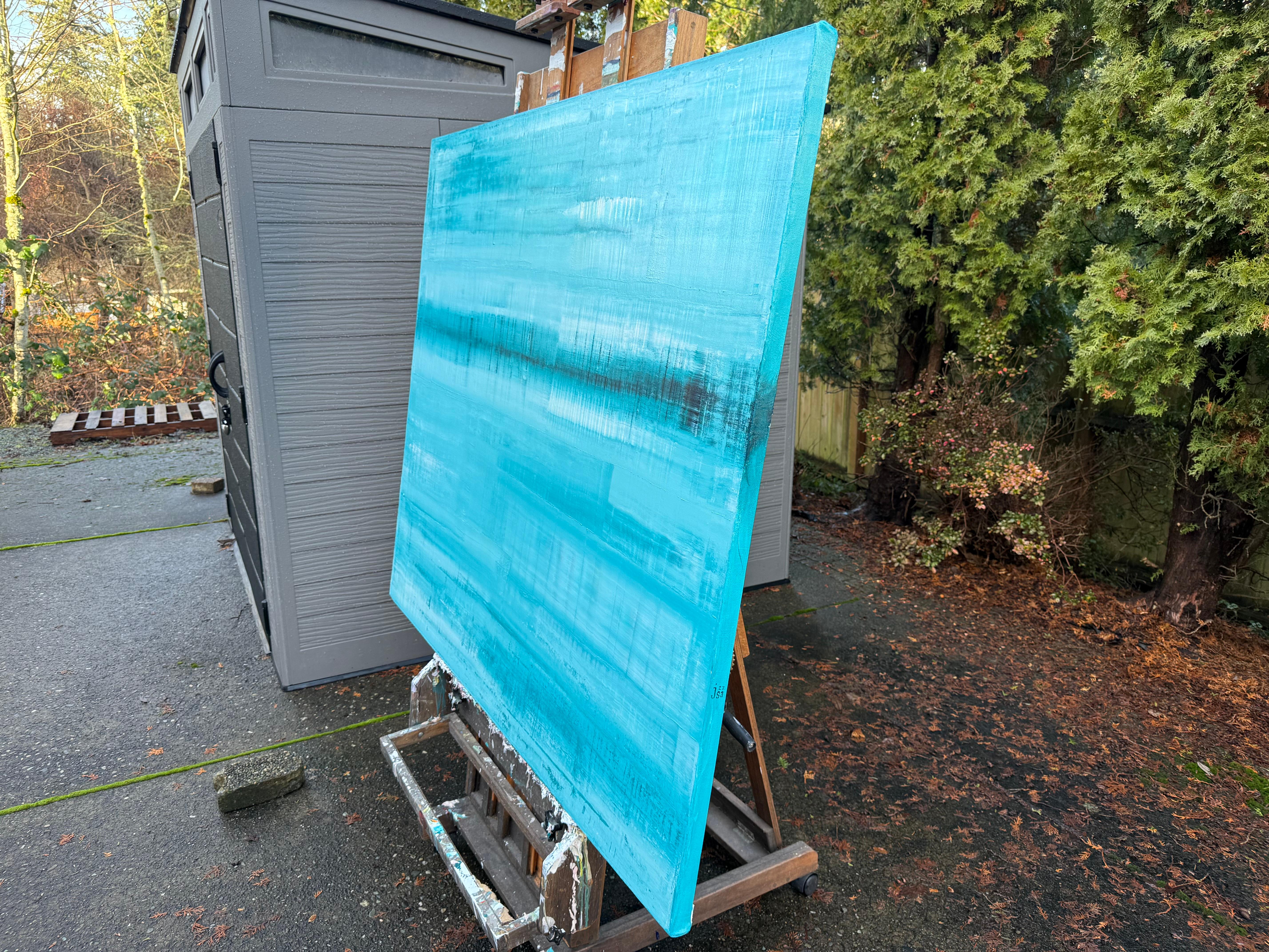 Pittura astratta ed eterea - Painting di Jason Astorquia