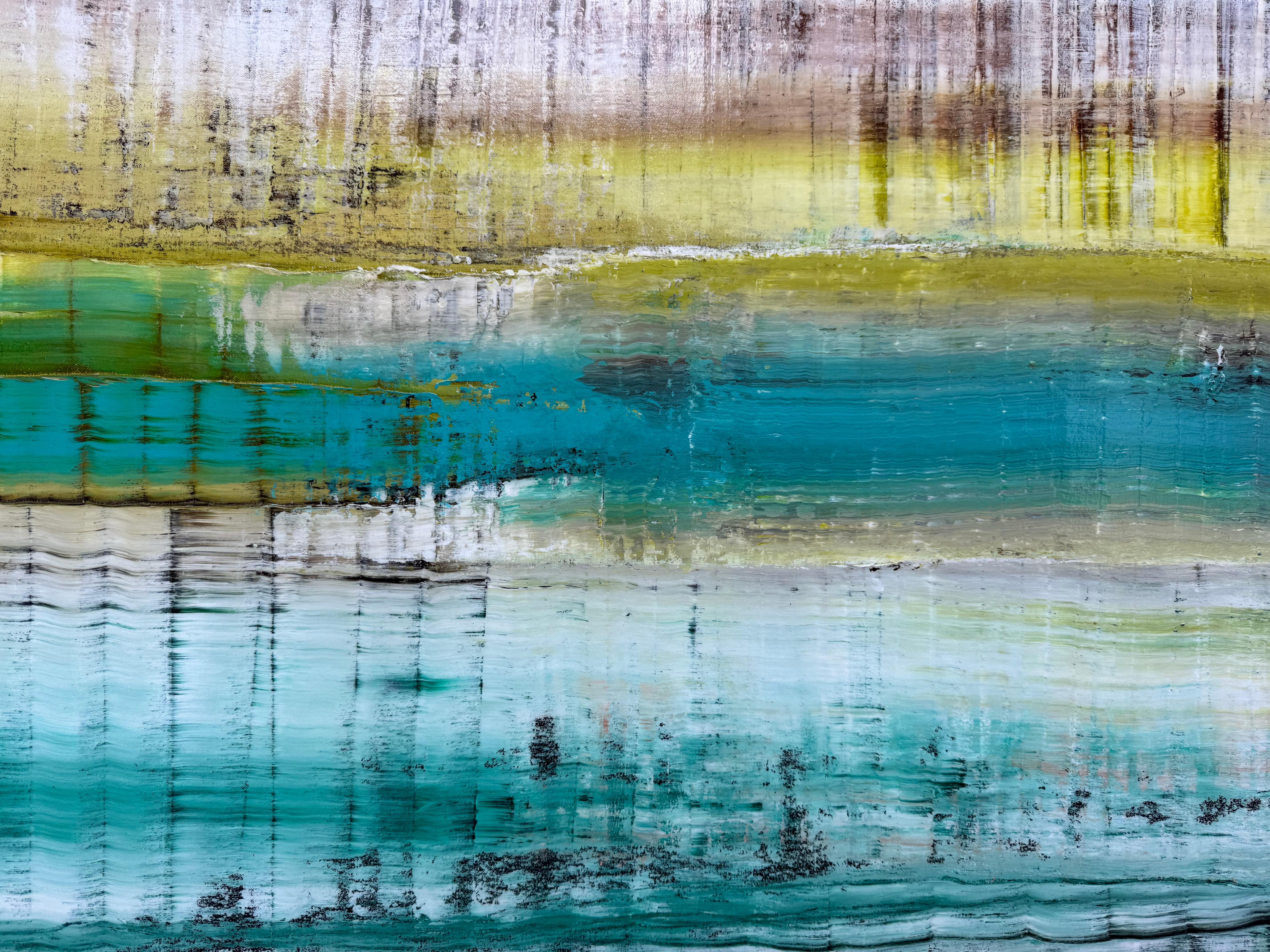 Glacial, Abstract Painting For Sale 1