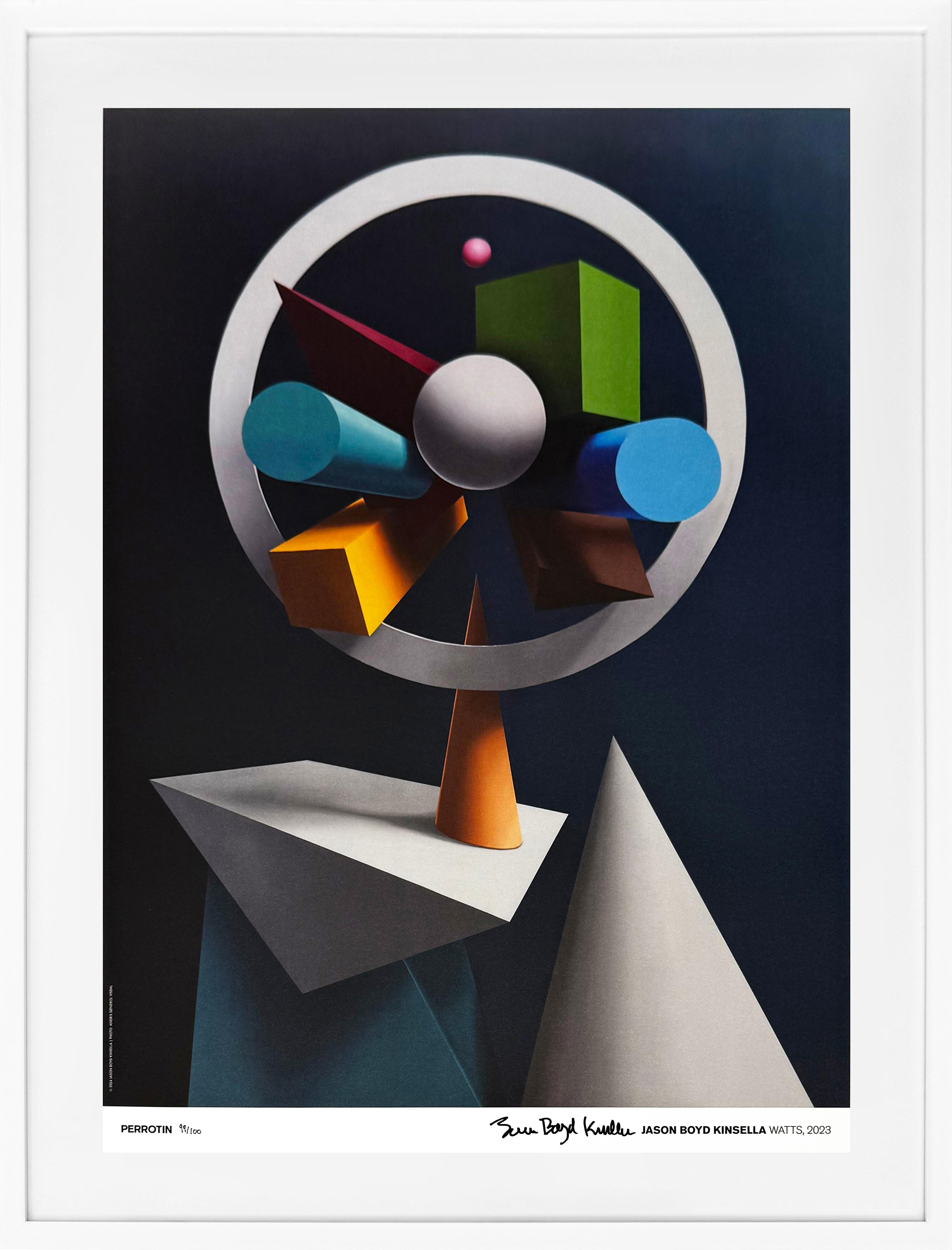 Jason Boyd Kinsella Portrait Print - Watts (framed hand signed print)