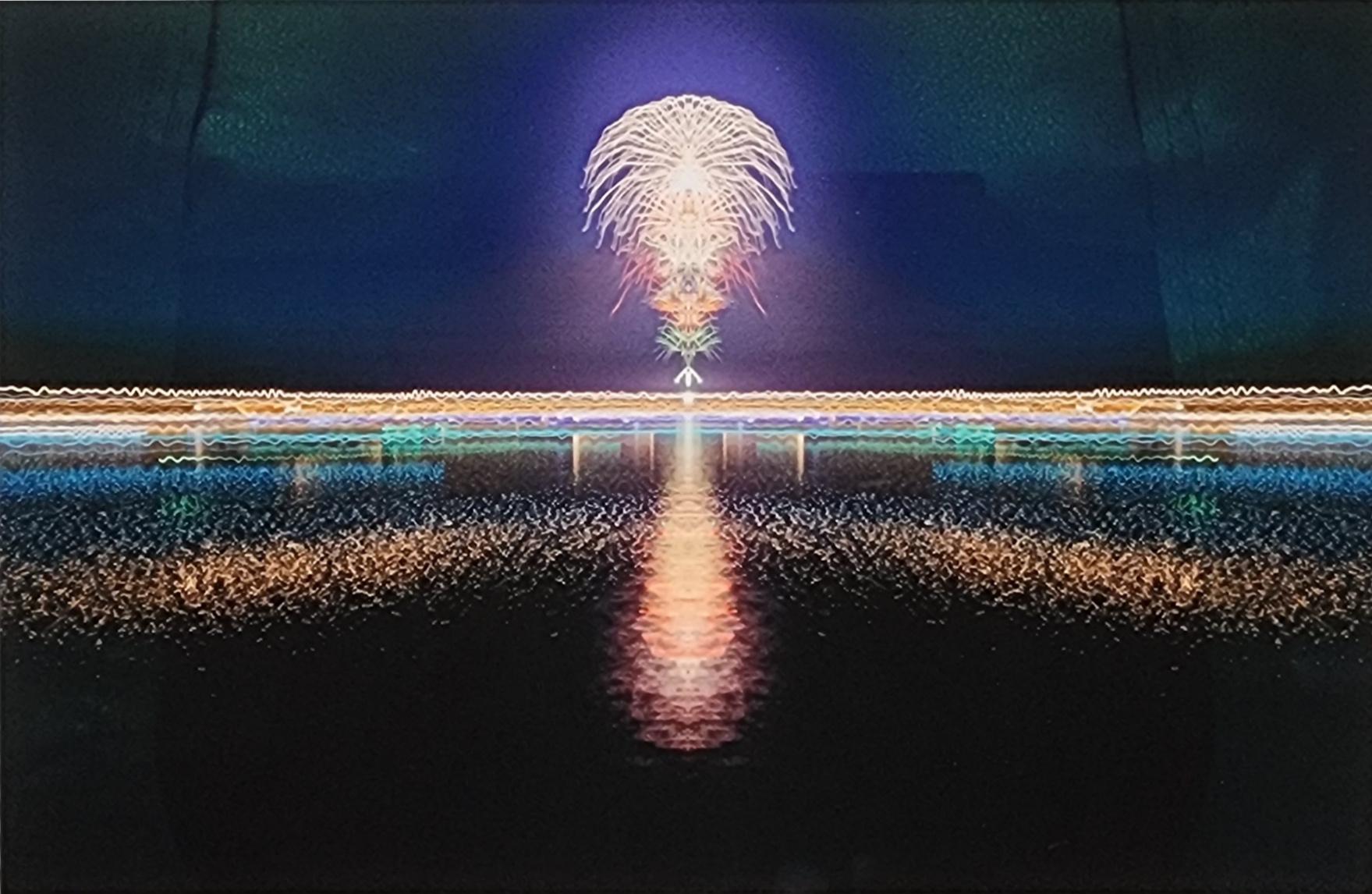 4 de julio sobre el agua (Americana, vibrante, divertida, festiva, 30% DE DESCUENTO - TIEMPO LIMITADO) - Photograph de Jason Dailey
