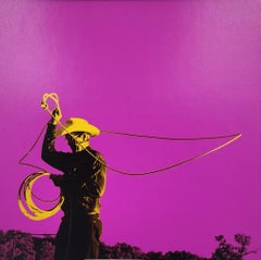 Barn Yellow Rope Barn (Americana, Pop Art, Midwest, Cowboy, ~37% OFF LIMITED TIME)