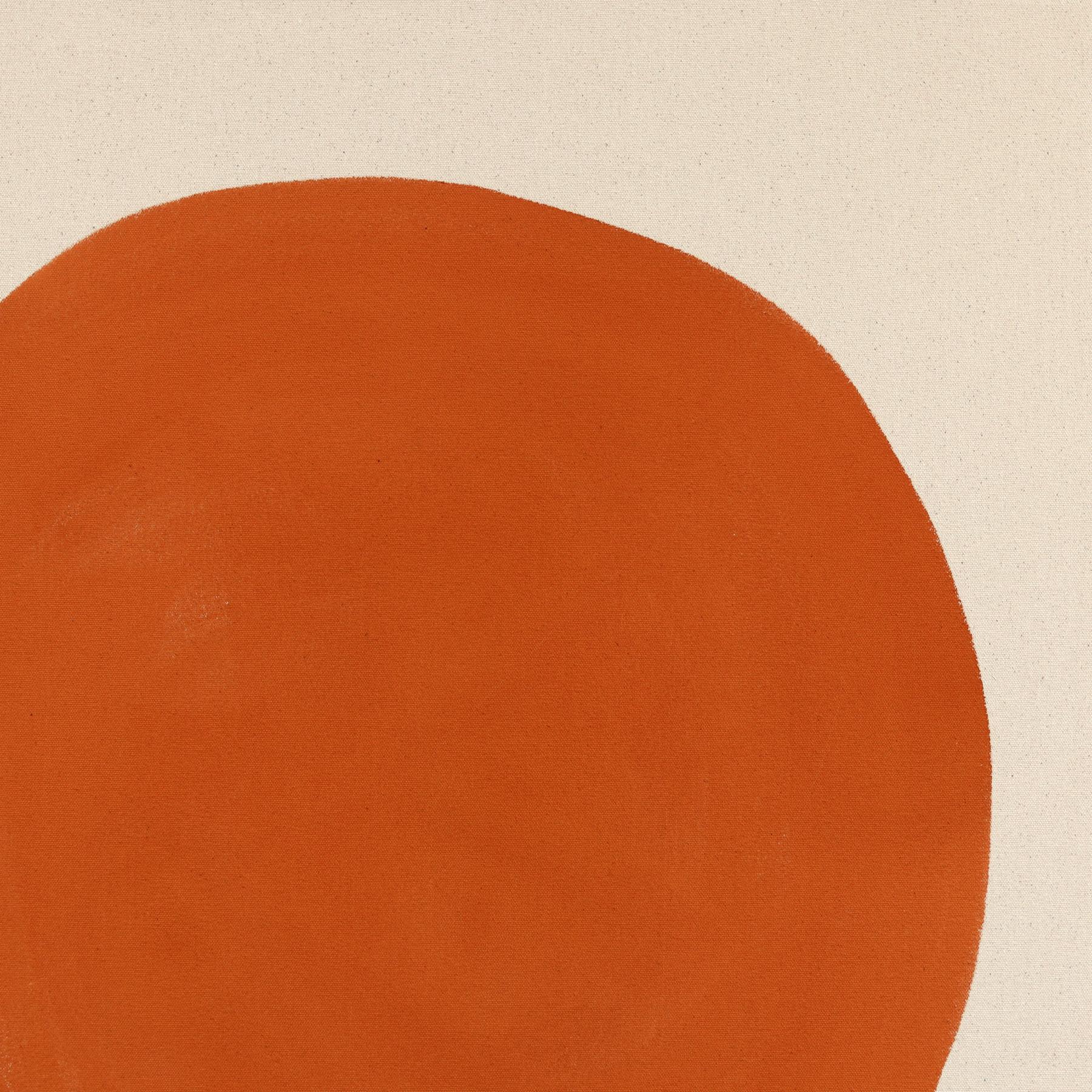 Essentials Collection: GLOW - Meditative Red Orange Abstract Painting on Canvas 3