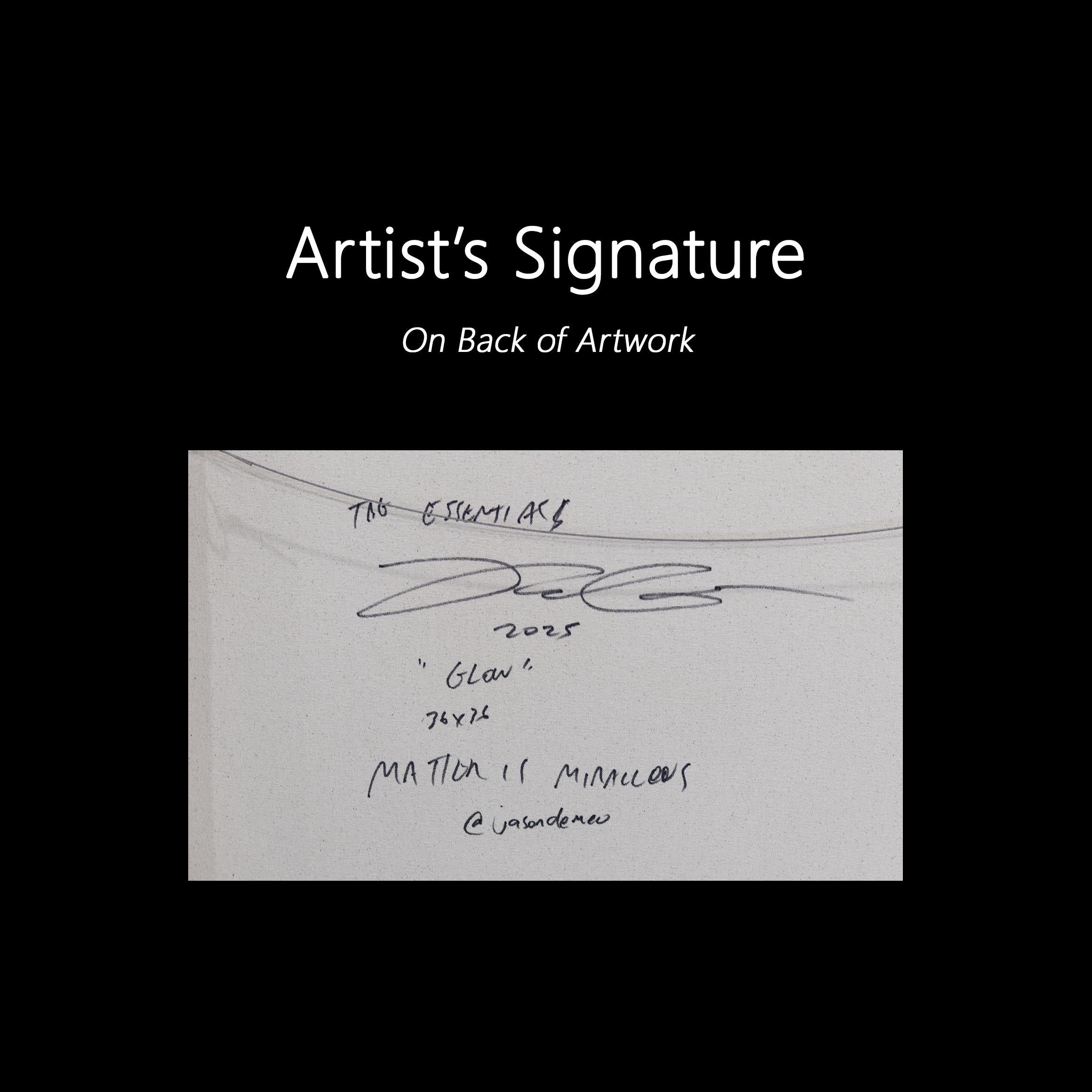 Essentials Collection: GLOW - Meditative Red Orange Abstract Painting on Canvas 7