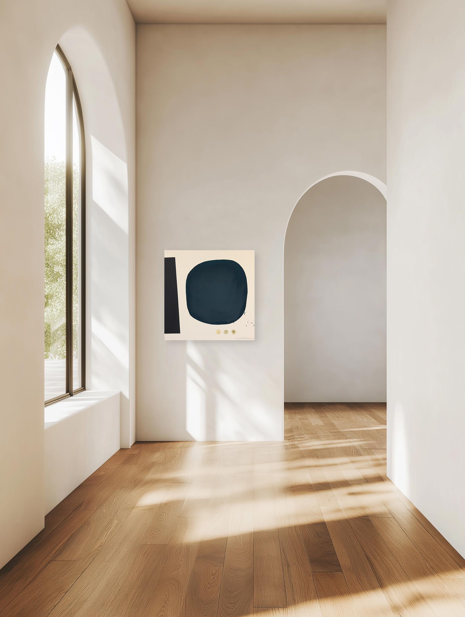 Collection'S: PRESENCE - Pittura astratta meditativa Greene & Greene & Oro 3