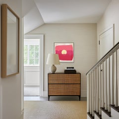 Eternal Sunsets Sacred Feminine - Meditative Abstract Pink Geometric Painting