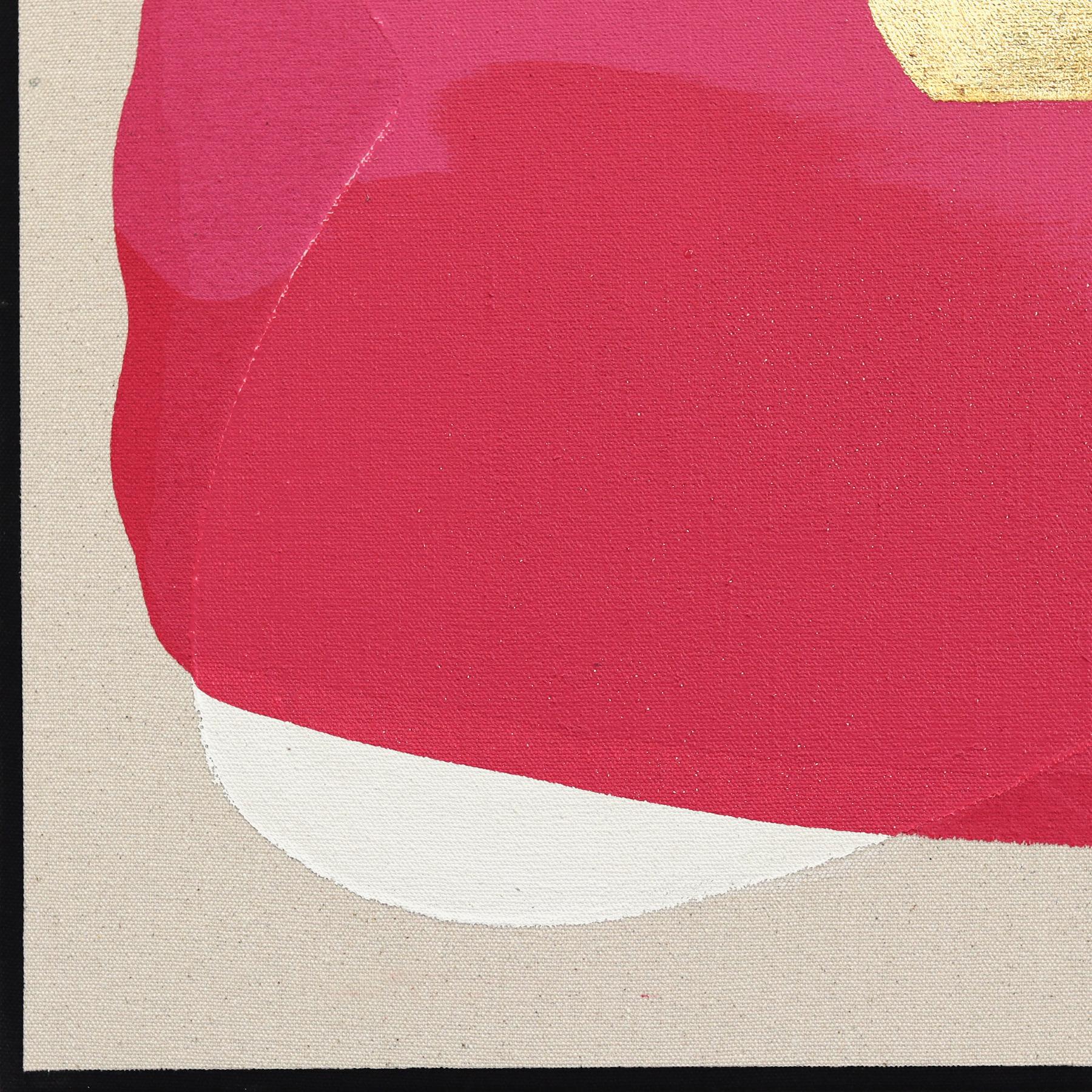 Atardeceres Eternos Sagrado Femenino - Meditativo Pintura Geométrica Abstracta Rosa en venta 3