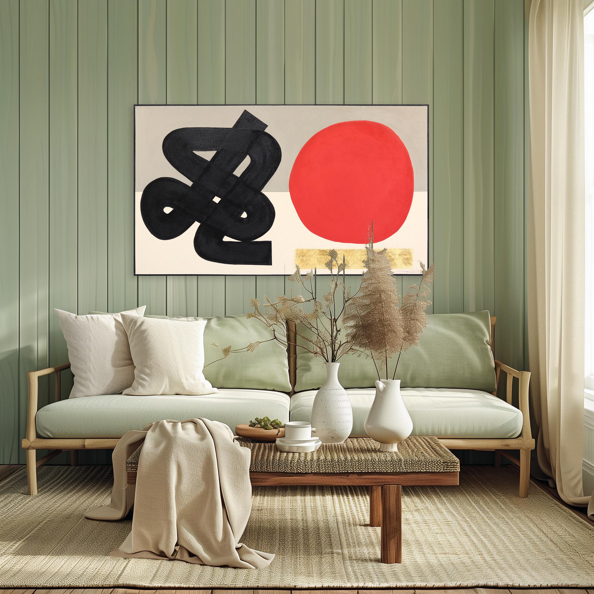 TBG Origins: Amor Et Aeternitas - Radiante Meditativo Grande  Pittura astratta - Mixed Media Art Astratto di Jason DeMeo