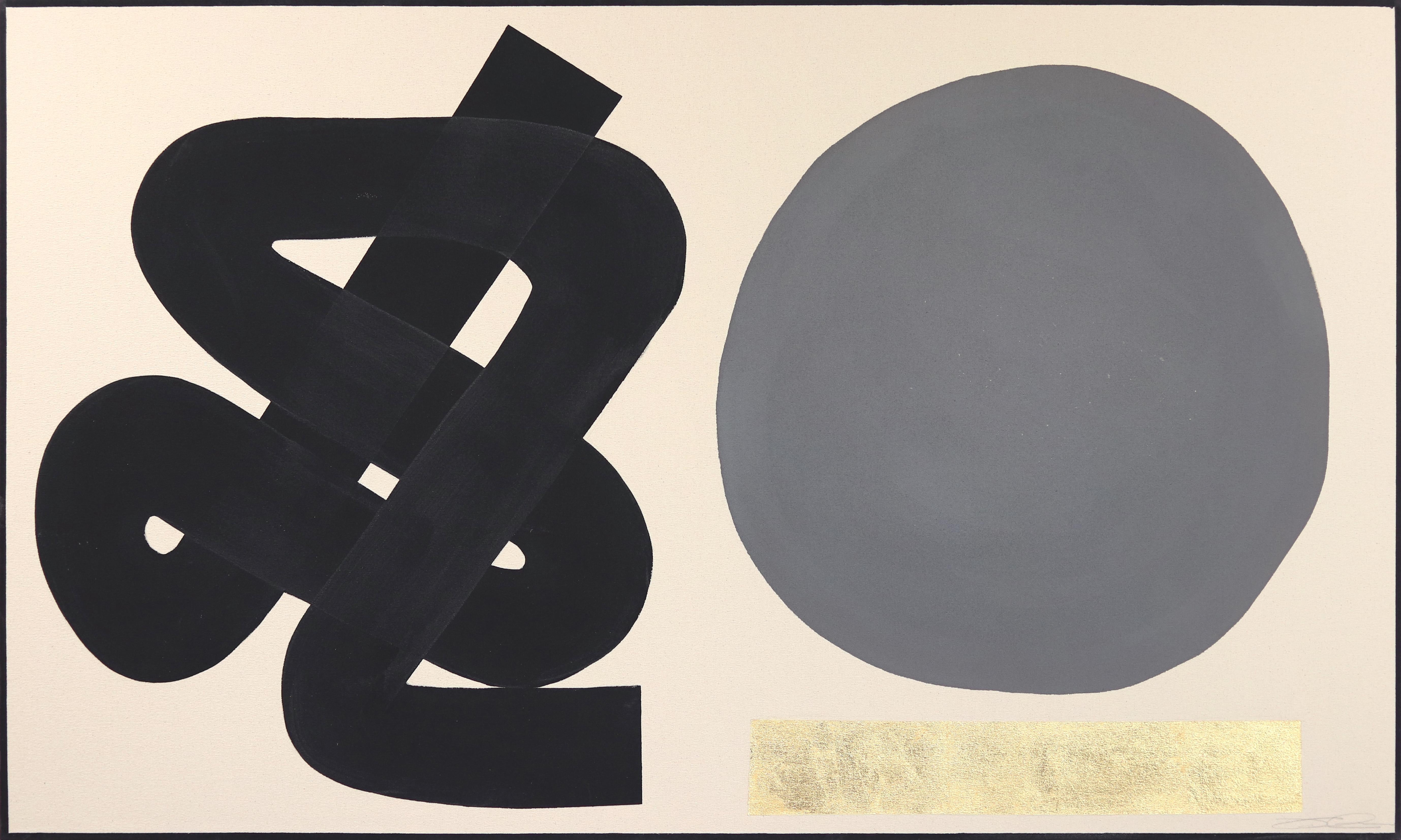 TBG Origins: TRUE - Large Meditative Abstract Neutral Tone Painting on Canvas - Mixed Media Art by Jason DeMeo