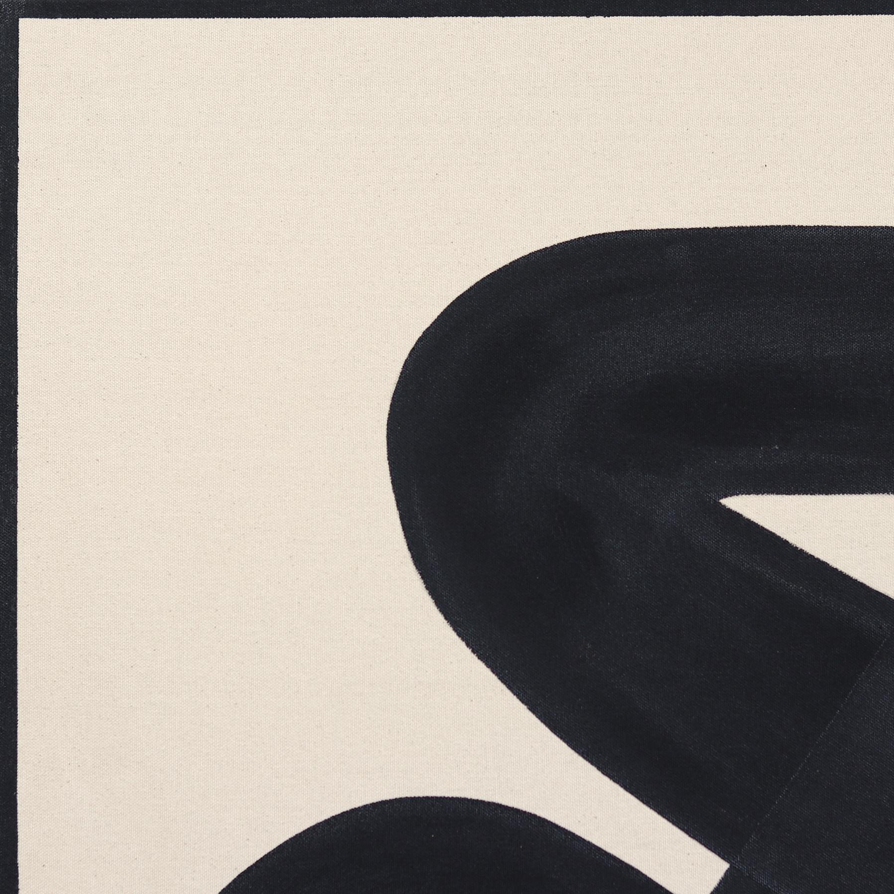 Origini TBG: La fiducia si impara - Pittura astratta meditativa blu nero oro - Painting Astratto di Jason DeMeo