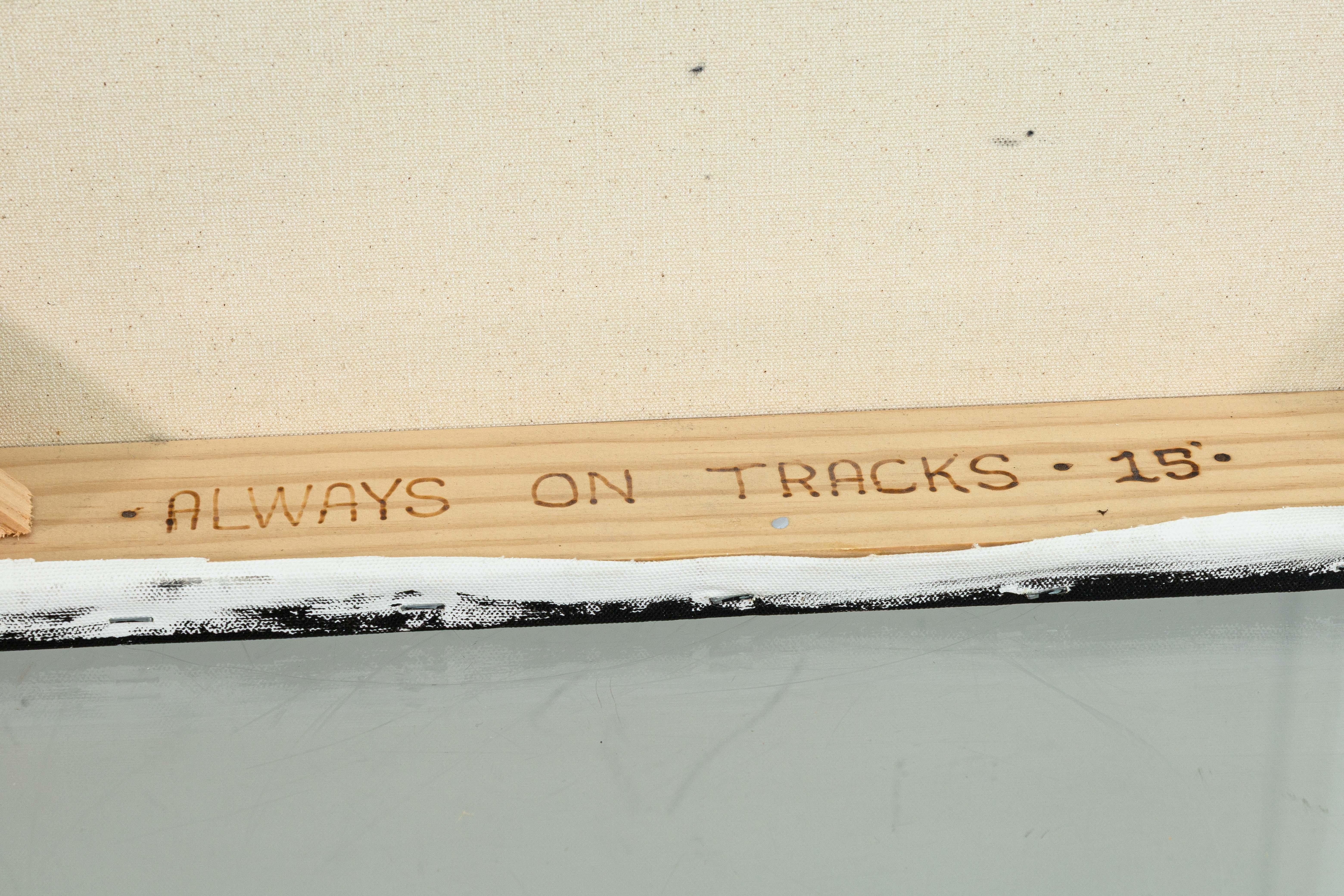 Jason Eatherly Colorado Bound Signiert Zeitgenössische Öl & Acryl Gemälde im Angebot 1