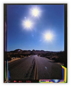 Ouroboros suns desert road (Abstract photography)