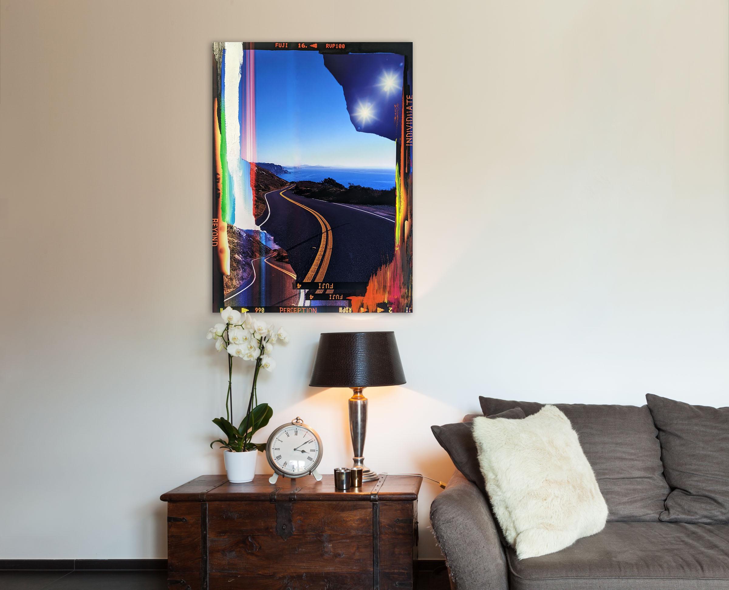 Meta Road, Individuate, California Hwy 1 (Abstract Photography)
Photograph Acrylic Paint on wood mount - Unframed
Artwork exclusive to IdeelArt.

Artworks are of the highest archival standards. Wood supports are sealed with two coats of Golden