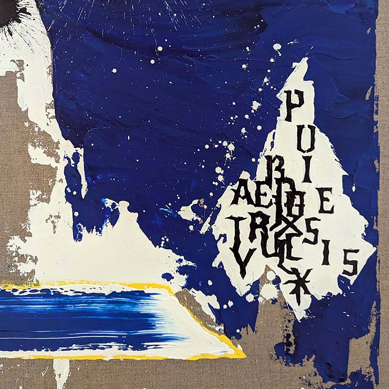 Las Estrellas Silenciosas 002 - Poiesis (Pintura abstracta) en venta 1