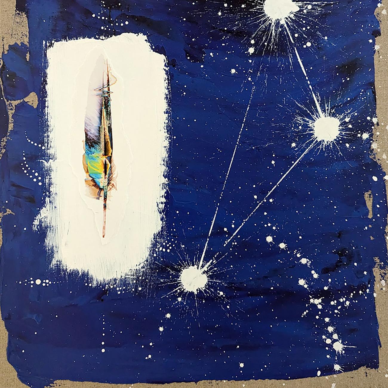 The Quiet Stars 003 (Abstraktes Gemälde) im Angebot 2