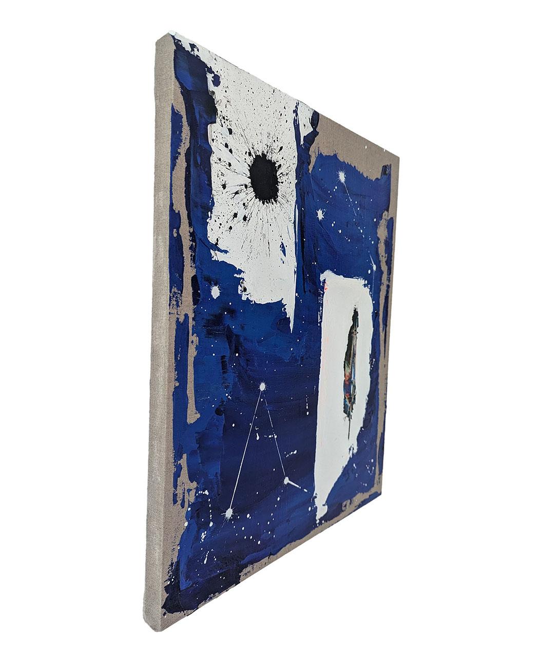 The Quiet Stars 005 (Abstraktes Gemälde)
Acryl auf Leinen auf Holzplatte - ohne Rahmen.

Die neue Kunstwerkserie 