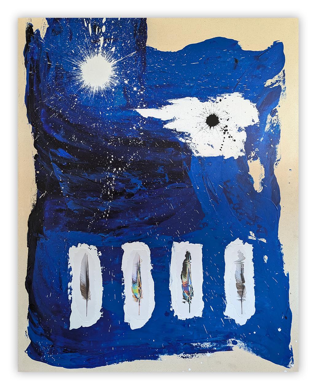 The Quiet Stars 009 (peinture abstraite)
