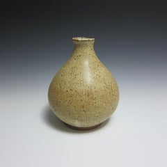 Jason Fox vase en céramique tourné, mi-siècle moderne