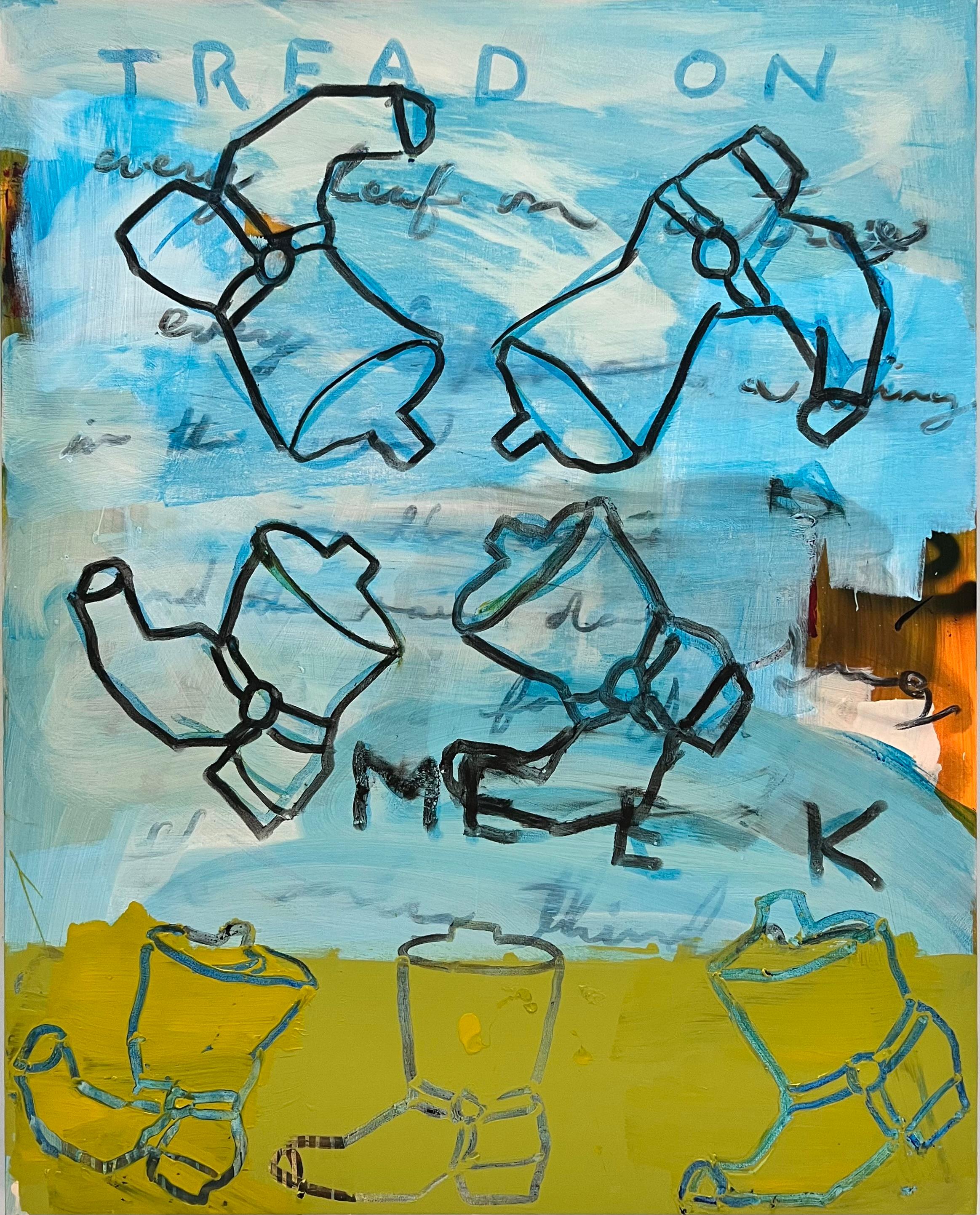 Abstract Painting di Jason Hackenwerth - Santi in marcia