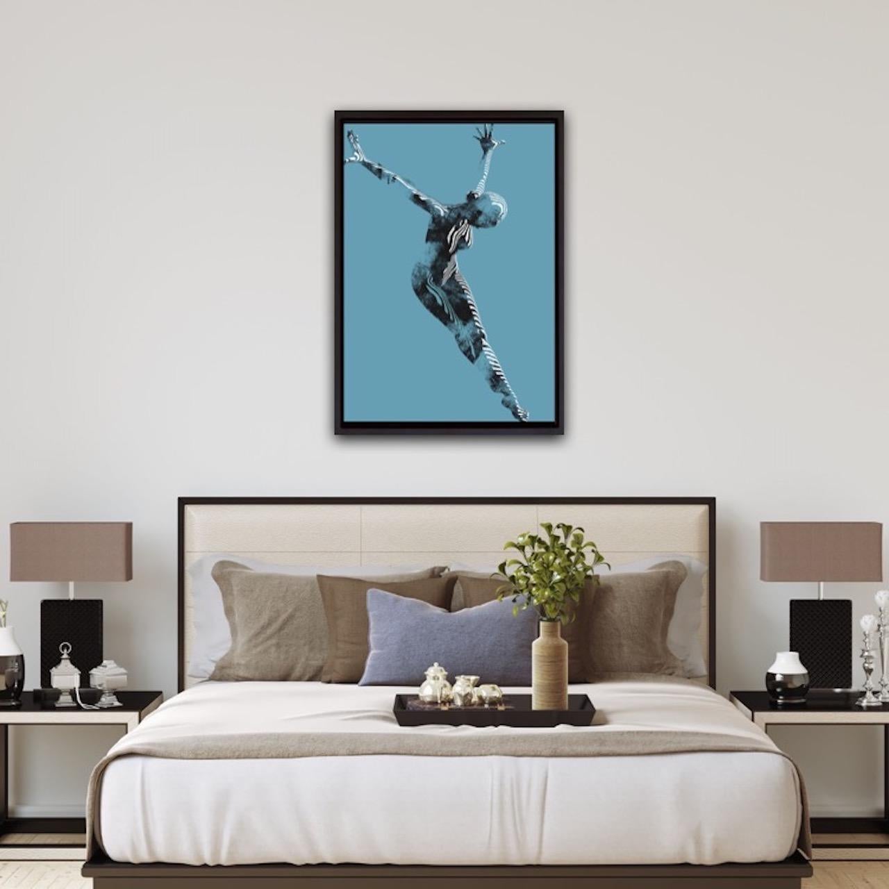 Jason Keeley, Gravity and Grace, Limited Edition Print, Contoured Figurative Art For Sale 3