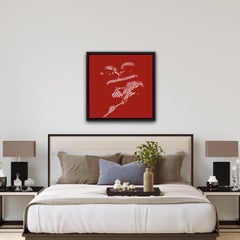 Beso rojo, Jason Keeley, Edición limitada de arte figurativo, Impresión asequible de desnudos