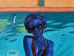 Der Sommer ist zurück - 21. Jahrhundert, Contemporary, Figuratives Portrait, Frauen beim Chillen