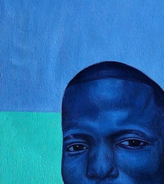 Tebogo - 21st Century, Contemporary, Figurative Portrait, Fashion, Art Deco, Men