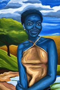 Hacia el Horizonte - Siglo XXI, Contemporáneo, Retrato Figurativo, Mujer