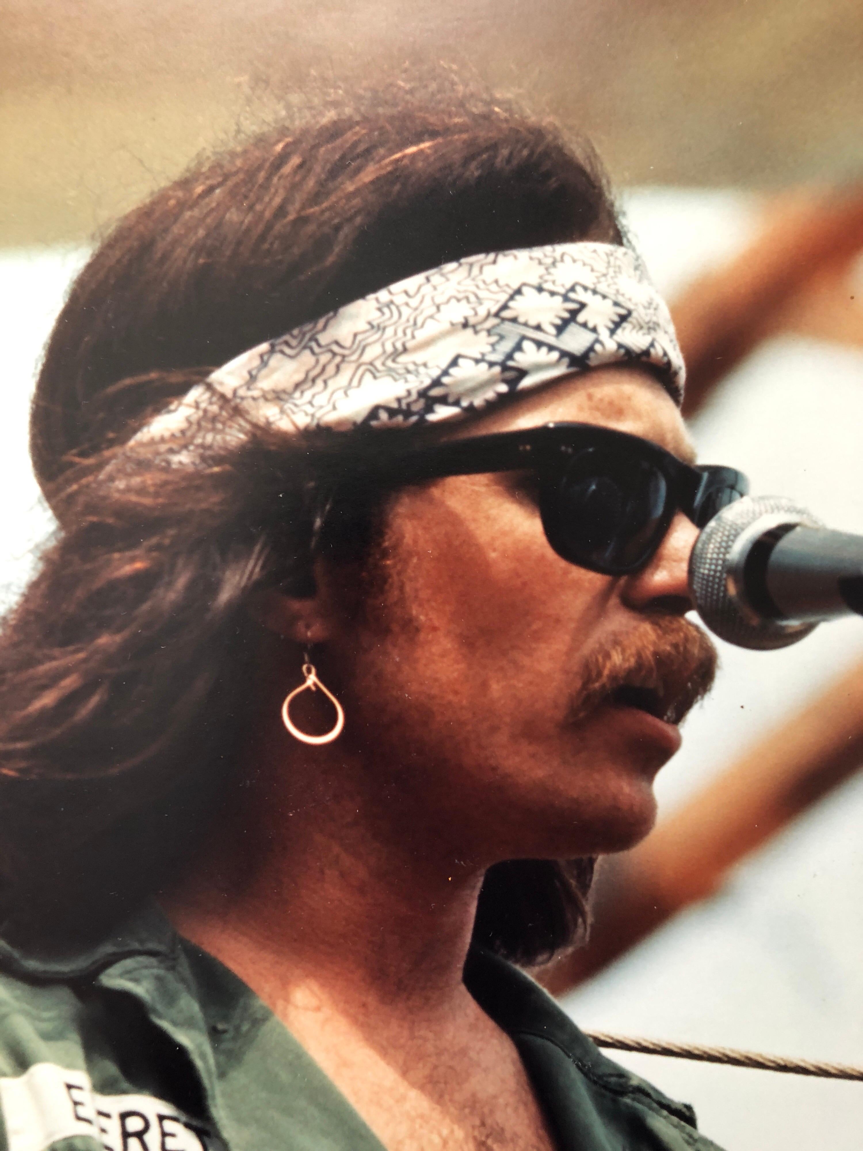 Original Hand Signed Rock & Roll Photograph Woodstock Country Joe Macdonald For Sale 1