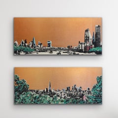 Used A little bit of the Thames, A little bit of London Diptych 