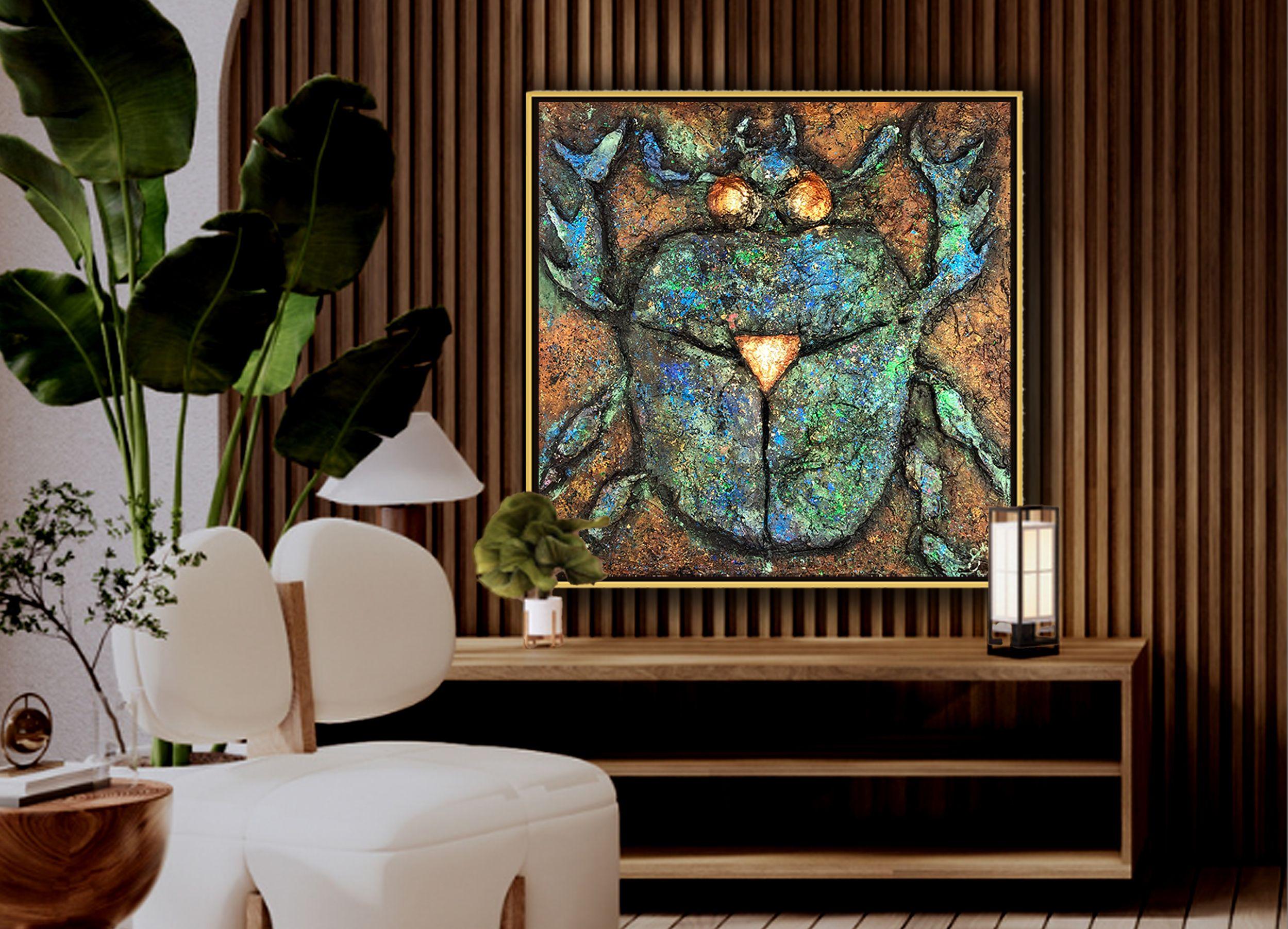 aeon 1: death & rebirth., Mixed Media on Canvas - Abstract Expressionist Mixed Media Art by Jason Lincoln Jeffers
