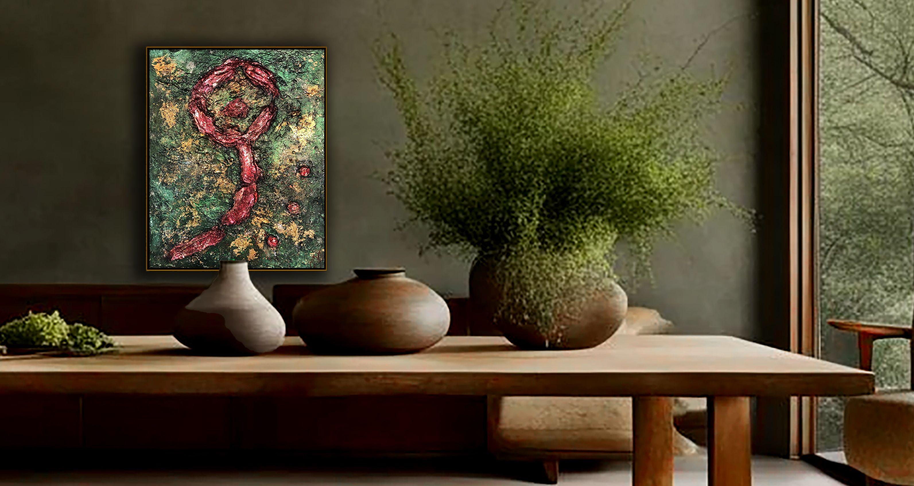 aeon 18, Mixed Media on Canvas For Sale 1
