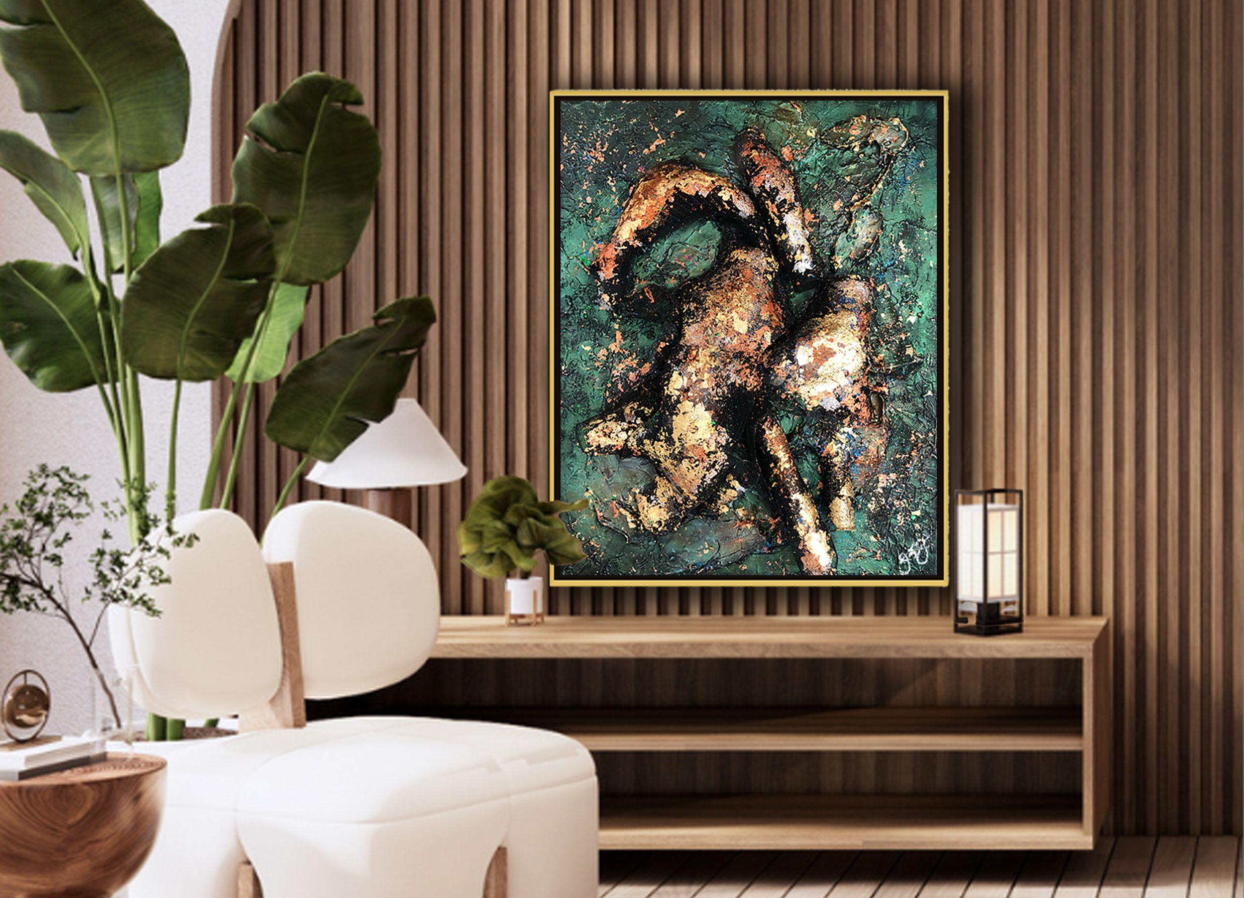 aeon 19, technique mixte sur toile en vente 2