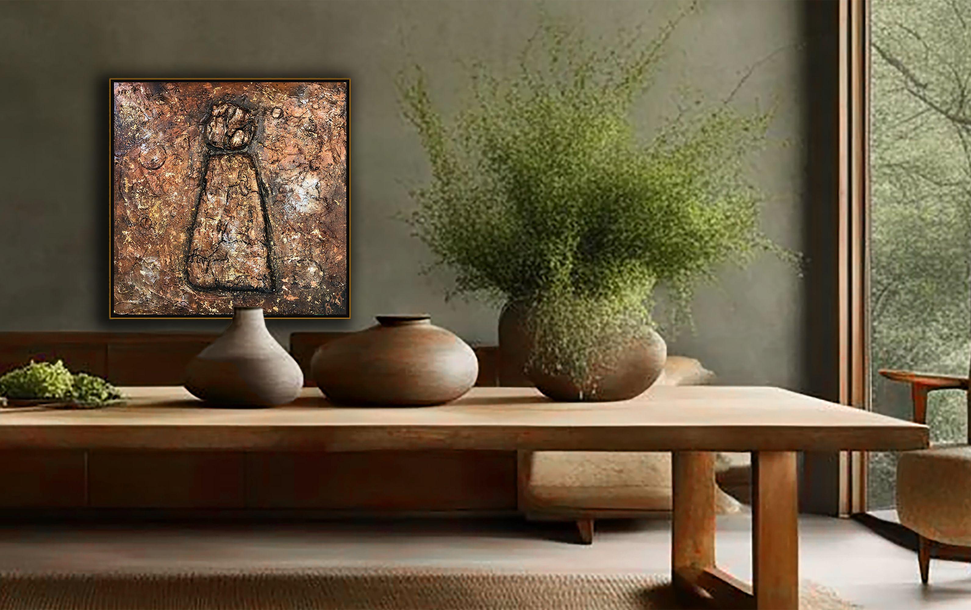 aeon 2: a keyhole on mars., Mixed Media on Canvas For Sale 2